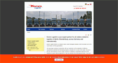 Desktop Screenshot of komm-logistik.com